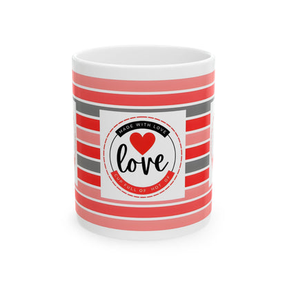 Valentine’s Day Ceramic Mug, (11oz, 15oz) '