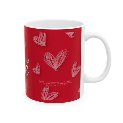 Valentine’s Day Ceramic Mug, (11oz, 15oz)