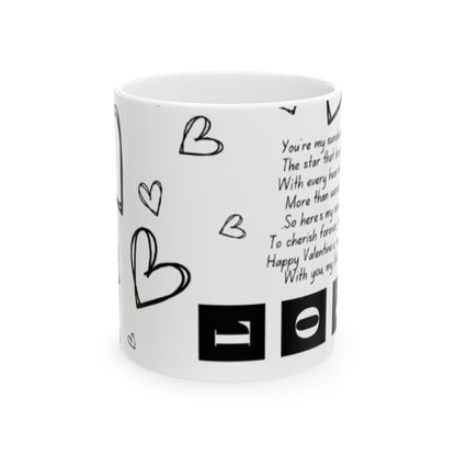 Valentine’s Day Ceramic Mug, (11oz, 15oz)