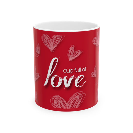 Valentine’s Day Ceramic Mug, (11oz, 15oz)