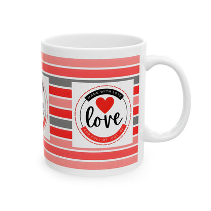 Valentine’s Day Ceramic Mug, (11oz, 15oz) '