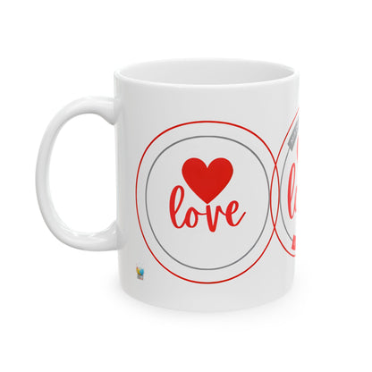 Valentine’s Day Ceramic Mug, (11oz, 15oz)