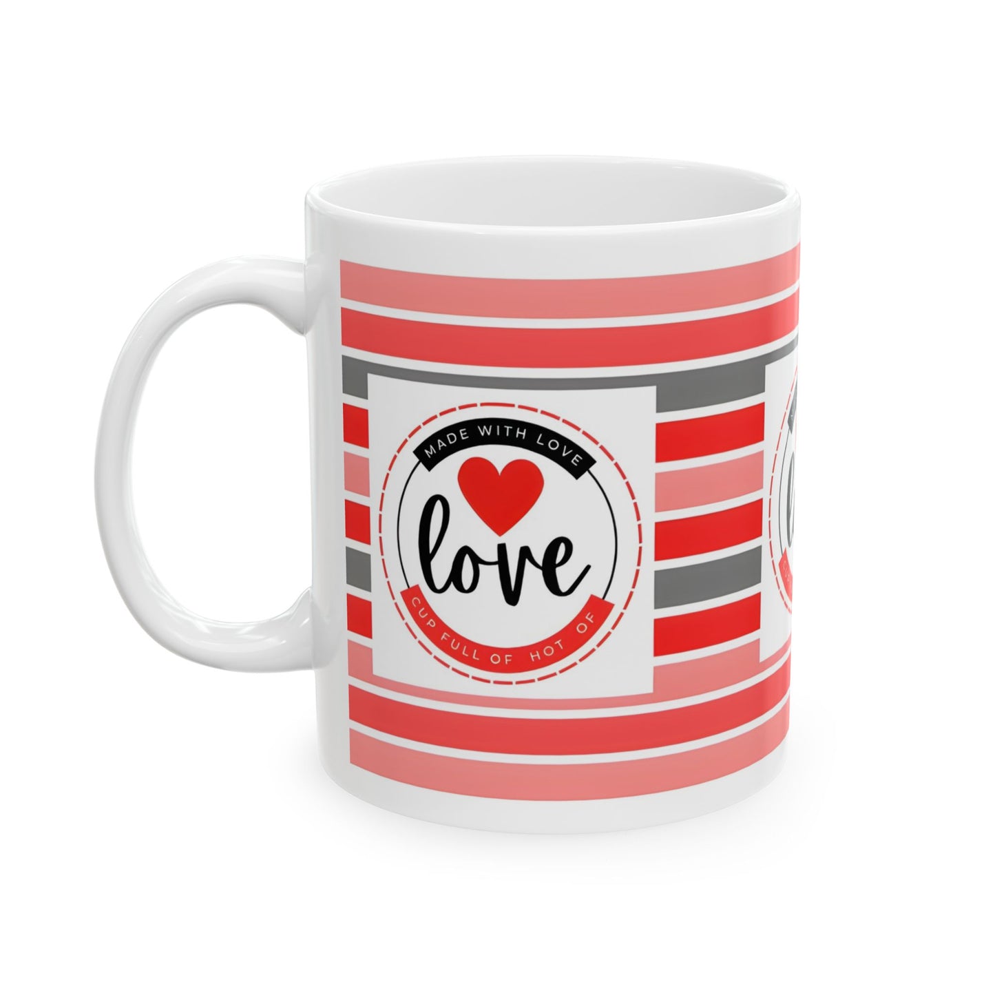 Valentine’s Day Ceramic Mug, (11oz, 15oz) '