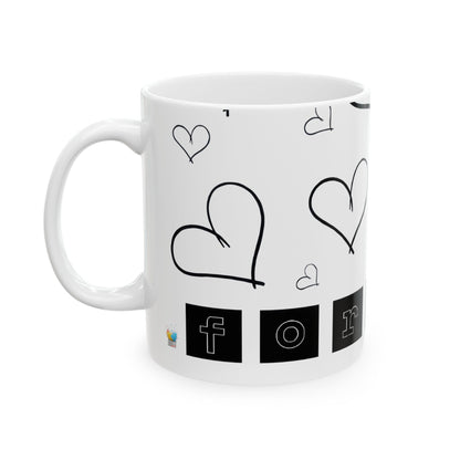 Valentine’s Day Ceramic Mug, (11oz, 15oz) '